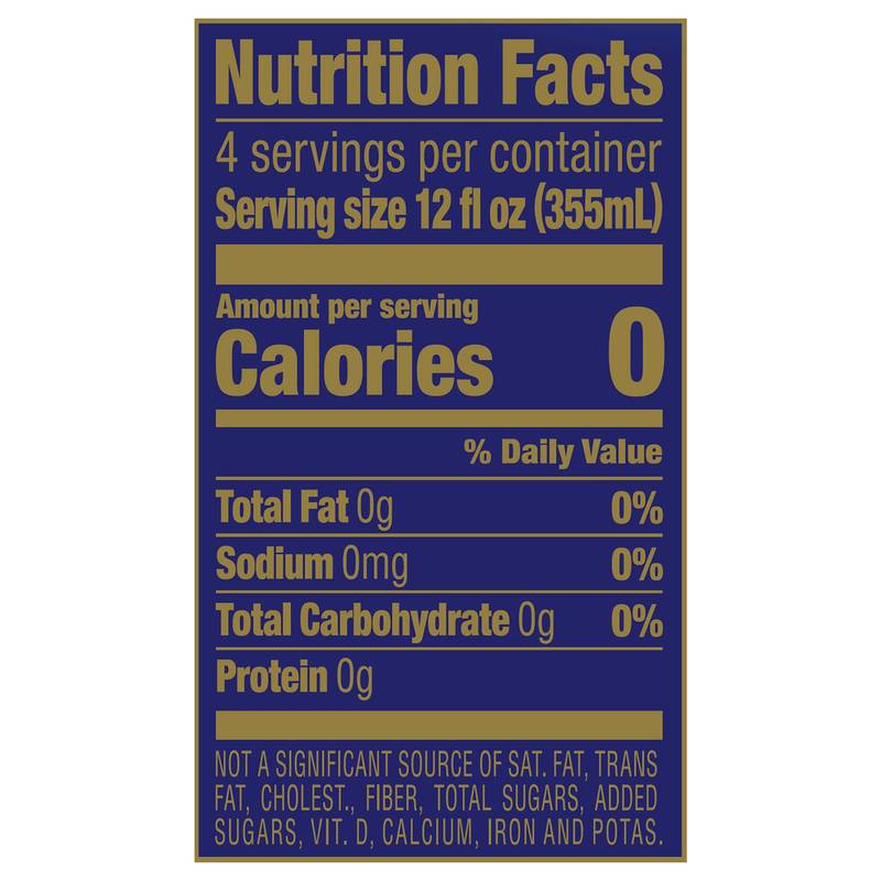 Saratoga Springs Sparkling Water 4pk 12oz Glass Bottle