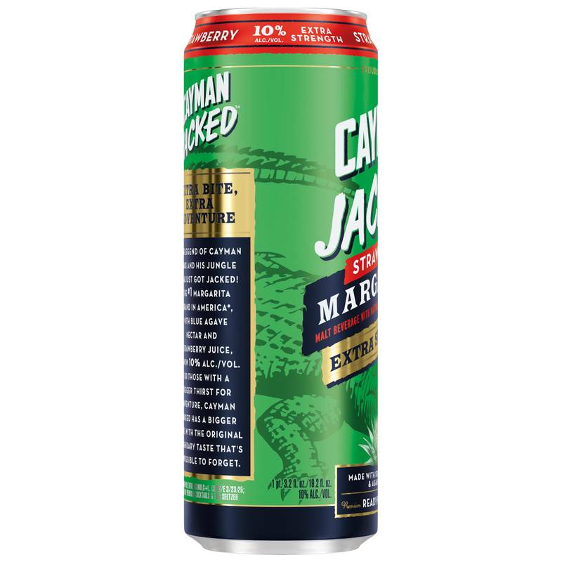 Cayman Jacked Strawberry Margarita 19.2oz Can 10% ABV
