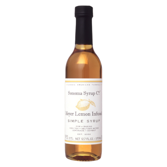 Ss Meyer Lemon Simple Syrup Single 12.7oz Btl