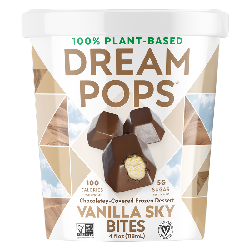 Dream Pops Vanilla Sky Dream Non-Dairy Bites 4oz