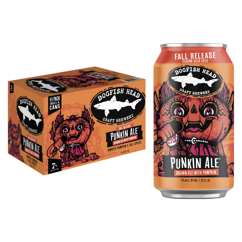Dogfish Head Punkin Ale 6pk 12oz Can 7.0% ABV