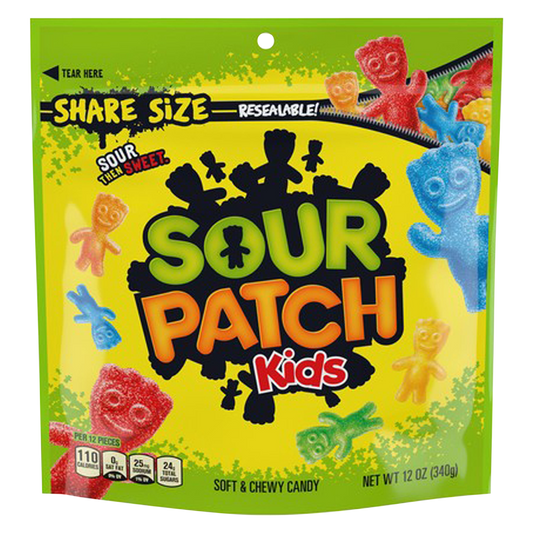 Sour Patch Kids Soft & Chewy Candy 12oz