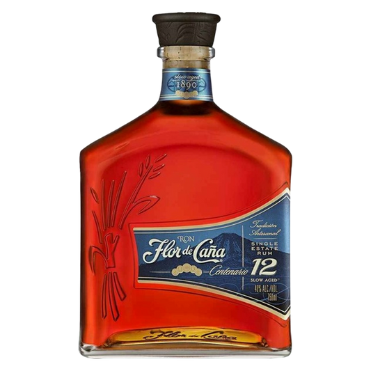 Flor De Cana 12 Year Rum 750ml (80 proof)