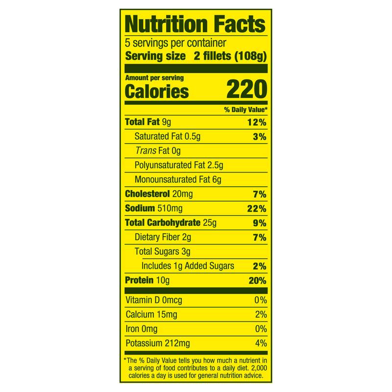 Gorton's Crunchy Breaded Frozen Fish Fillets - 19oz