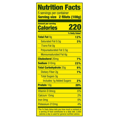 Gorton's Crunchy Breaded Frozen Fish Fillets - 19oz