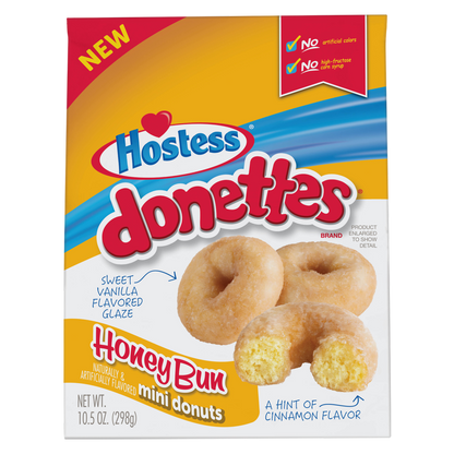 Hostess Donettes Honeybun Donut, 10.5 oz