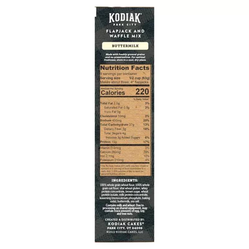 Kodiak Power Cakes Flapjack & Waffle Mix Buttermilk, 20oz.