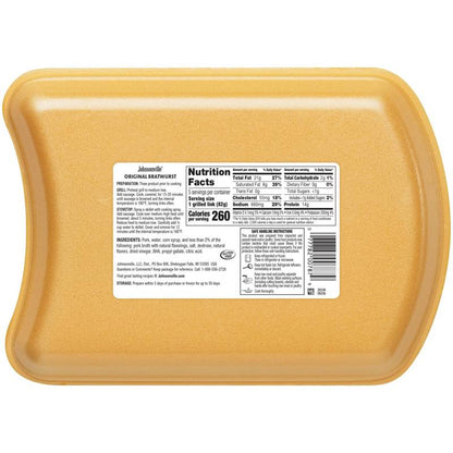 Johnsonville Orginial Bratwurst Sausage, 5ct