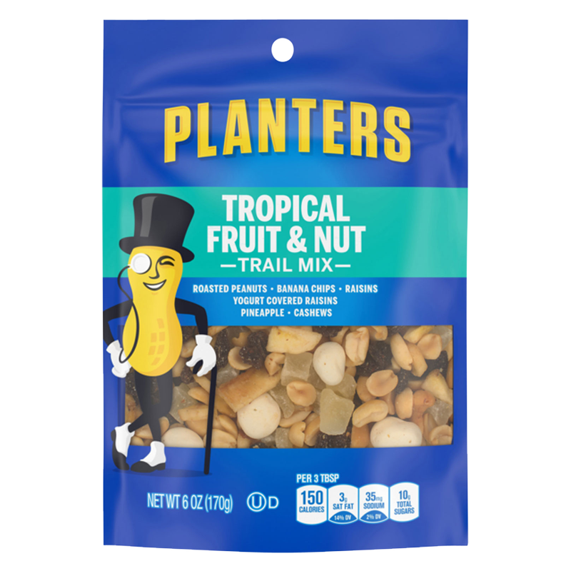 Planters Tropical Fruit & Nut Trail Mix 6oz