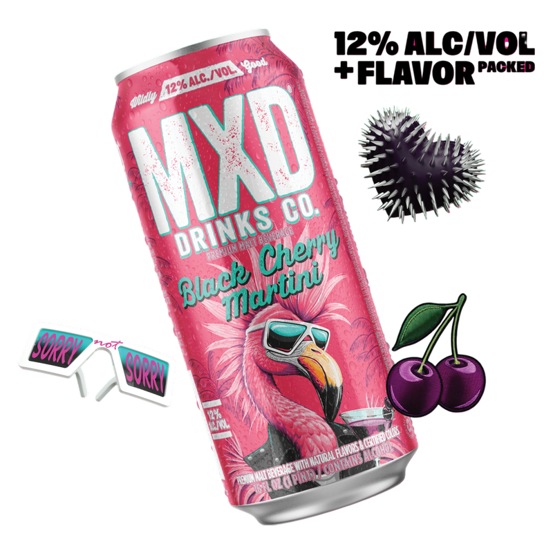 MXD Black Cherry Martini 16oz Can 12% ABV