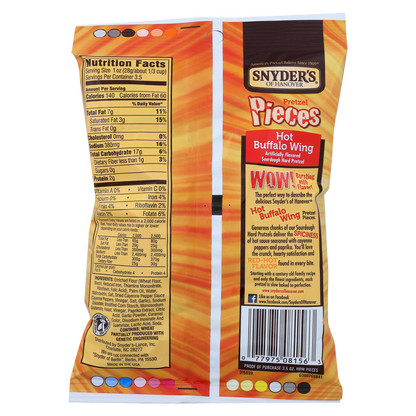 Snyder's Hot Buffalo Pretzel Pieces 3.5oz