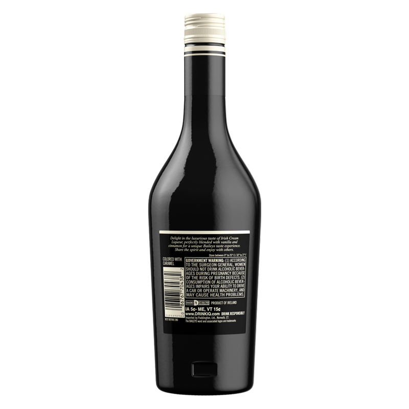 Baileys Vanilla Cinnamon Irish Cream Liqueur 750ml (34 proof)