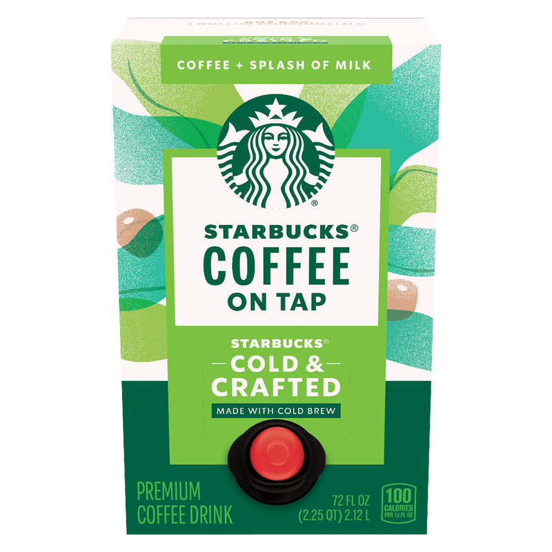 Starbucks Cold & Crafted Coffee & Splash of Milk 72oz Btl