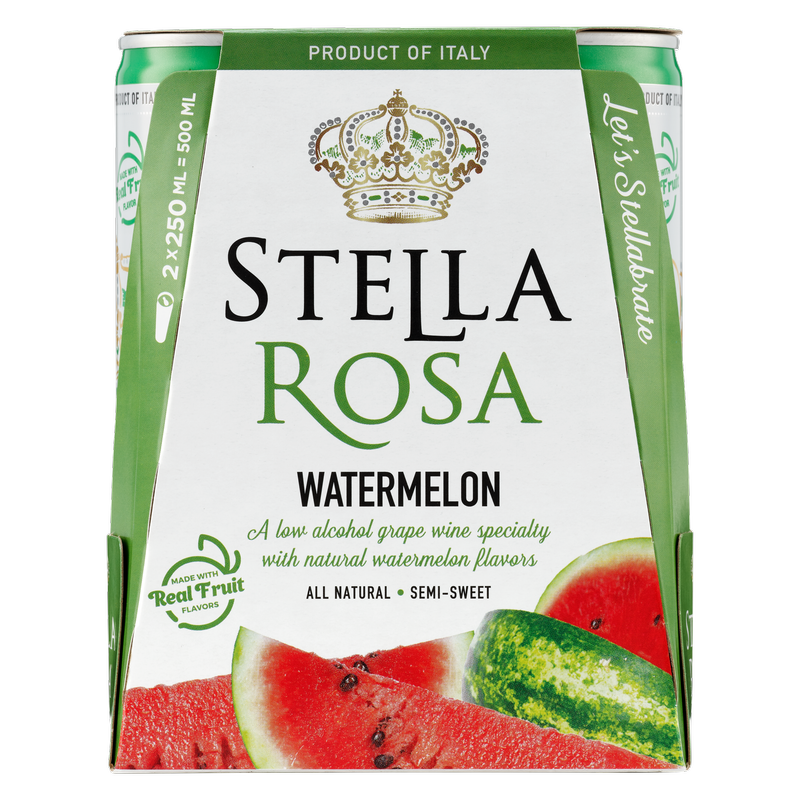 Stella Rosa Watermelon Semi-Sweet Rose Wine 2Pk/250 ml