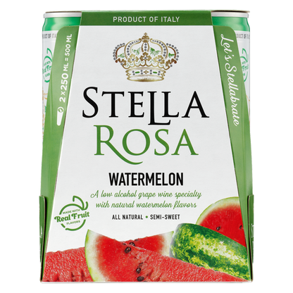 Stella Rosa Watermelon Semi-Sweet Rose Wine 2Pk/250 ml