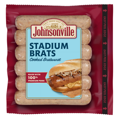 Johnsonville Stadium Bratwursts - 6ct/14oz