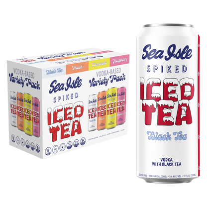 Sea Isle Spiked Iced Tea Vodka Variety 8pk 12oz Can 5.0% ABV