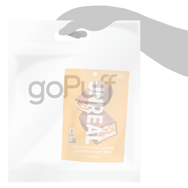 Unreal Dark Chocolate Caramel Peanut Nougat Bars 3.4oz