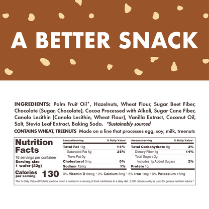 Rip Van Chocolate Hazelnut Wafer Cookies, 0.78oz