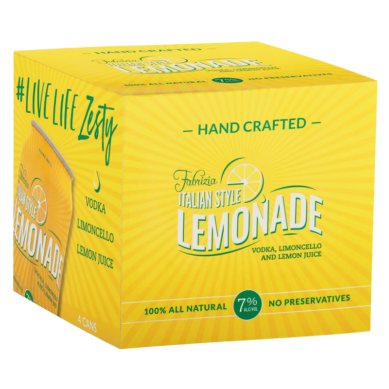 Fabrizia Italian Style Lemonade 4PK 355ML (14 Proof)