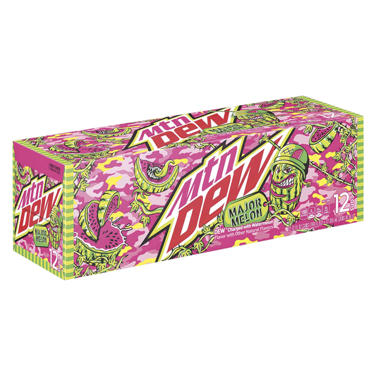 Mountain Dew Major Melon 12pk 12oz Can