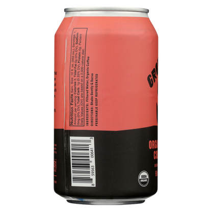 Groundwork Organic Bitches Brew Nitro Cold Brew 12oz Can