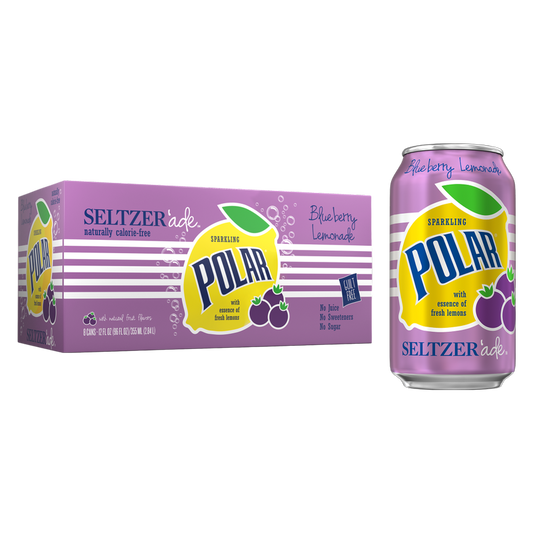 Polar Blueberry Lemonade Seltzer 8pk 12oz Can