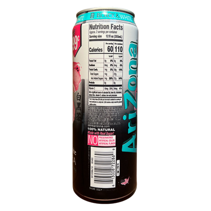 Arizona Black & White Tea 23.5oz Can