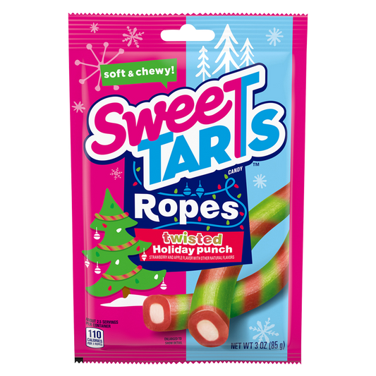 SweeTARTS Twisted Ropes Holiday Punch Share Pouch 3oz