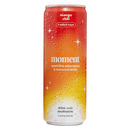 Moment Mango Chili Botanical Soda 11.5oz Can