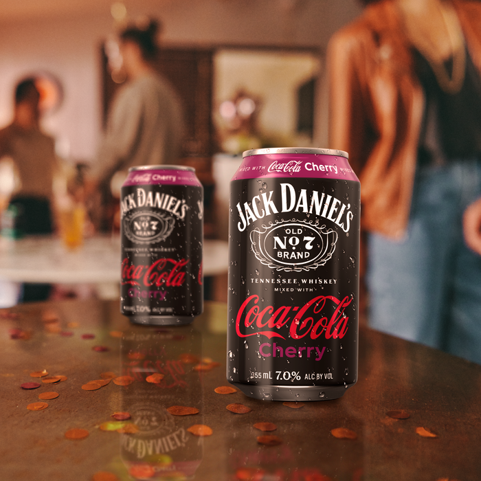Jack Daniel's & Coca-Cola Cherry 4pk 12oz Cans 7% ABV