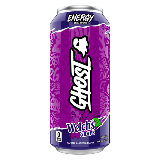 GHOST Energy Welch's Grape 16oz Can