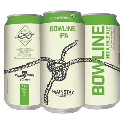 Mainstay Independent Brewing Bowline IPA 4pk 16oz Can 7.2%