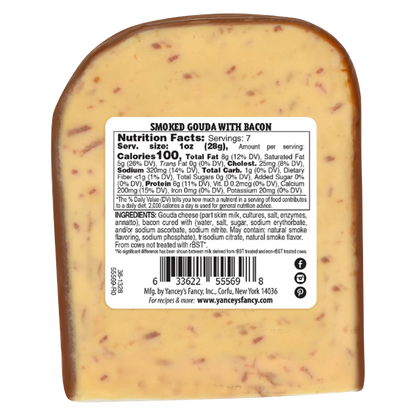 Yancey's Fancy Smoked Gouda with Bacon - 7.6oz