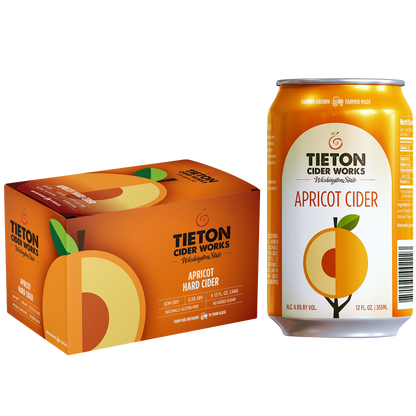 Tieton Cider Works Apricot Cider 6pk 12oz Can