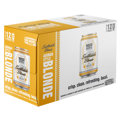 Huss Brewing Scottsdale Blonde Ale 12pk 12oz Can