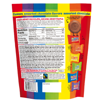 Tony's Chocolonely Variety Pack Tiny Tony's pouch, 14ct, 6.35oz