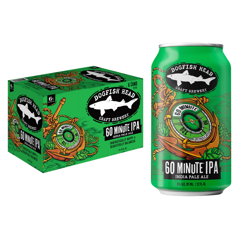 Dogfish Head 60 Minute IPA 6pk 12oz Can