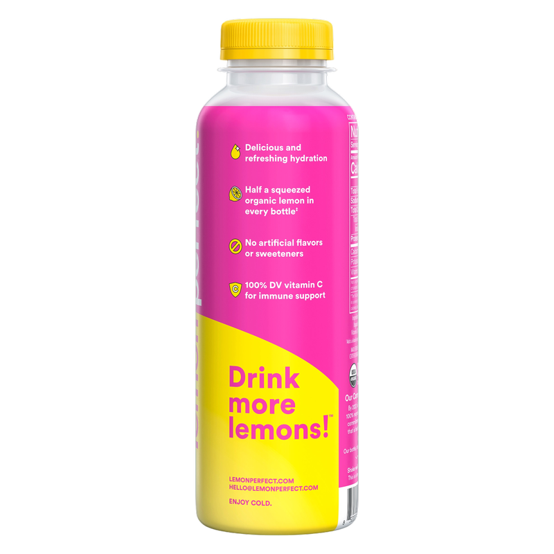 Lemon Perfect Dragon Fruit Organic Lemon Water 15.2oz Btl