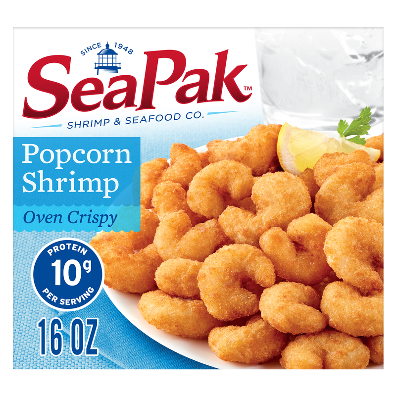 SeaPak Frozen Oven Crispy Breaded Popcorn Shrimp 16oz