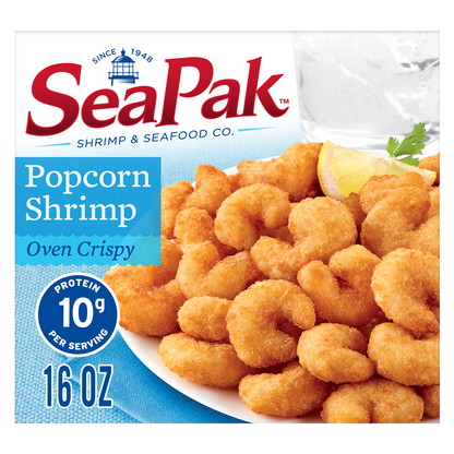 SeaPak Frozen Oven Crispy Breaded Popcorn Shrimp 16oz