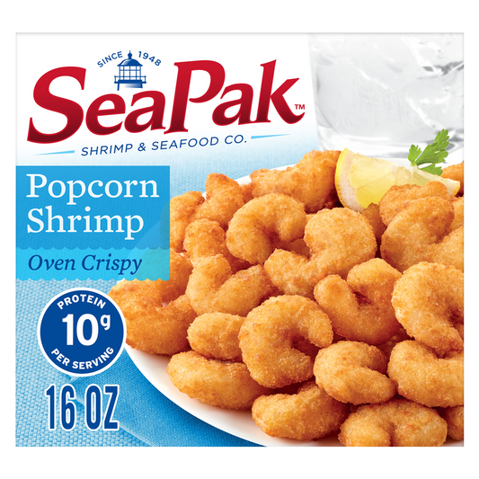 SeaPak Frozen Oven Crispy Breaded Popcorn Shrimp 16oz
