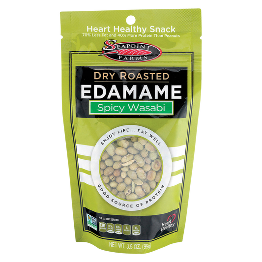 Seapoint Farms Dry Roasted Spicy Wasabi Edamame 3.5oz
