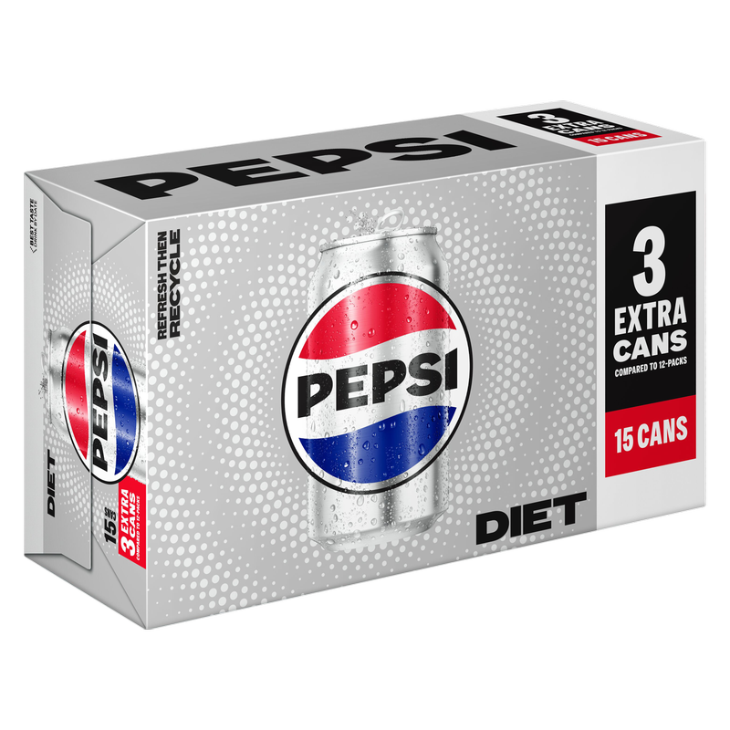 Diet Pepsi 15pk 12oz Can