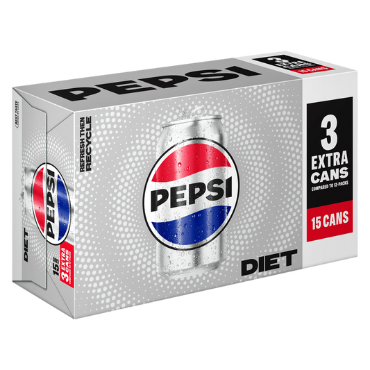 Diet Pepsi 15pk 12oz Can