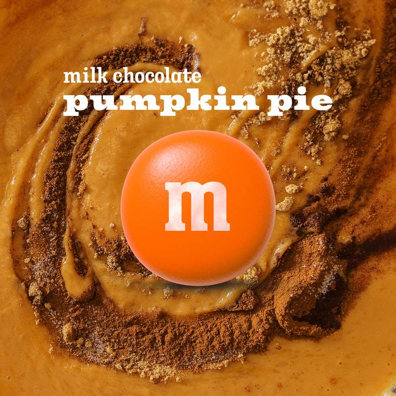 M&M’S® Pumpkin Pie Milk Chocolate Candies Share Size 2.47oz