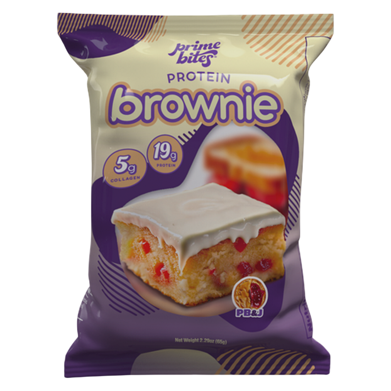 Prime Bites Protein Brownie PB&J, 2.29oz
