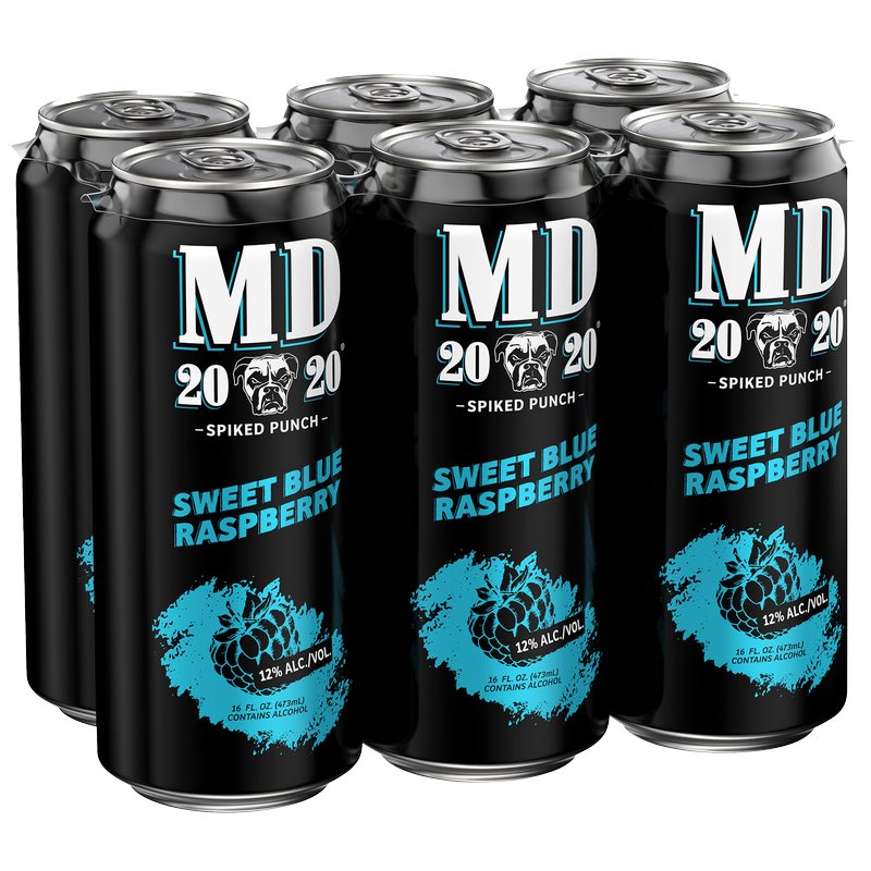 MD 20/20 Blue Razberry 6pk 16oz Can 12.0% ABV