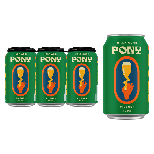 Half Acre Pony Pils 6pk 12oz Can 5.5% ABV
