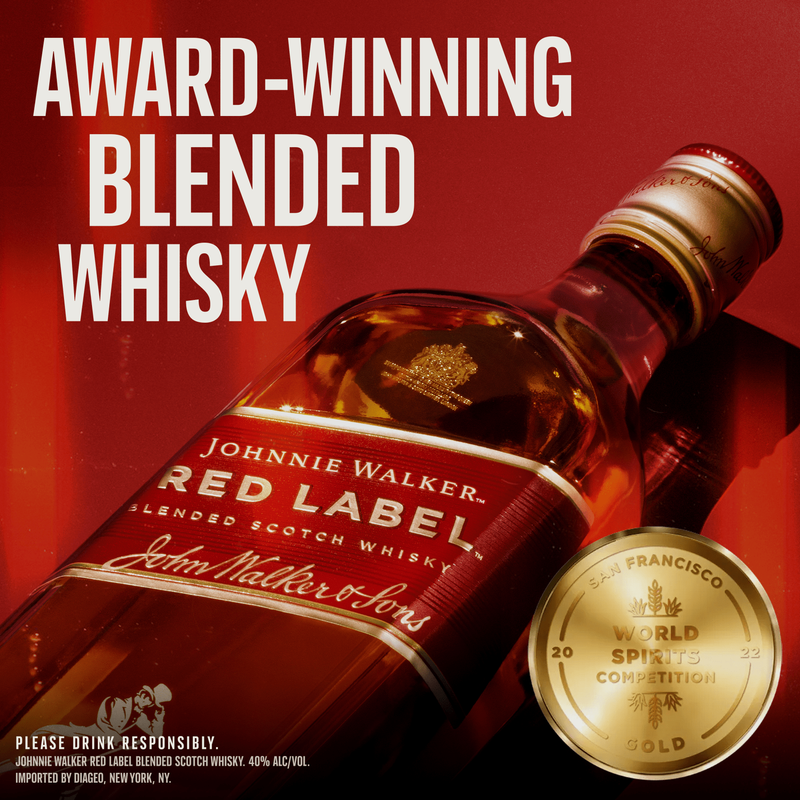 Johnnie Walker Red Label Scotch 750ml (80 Proof)